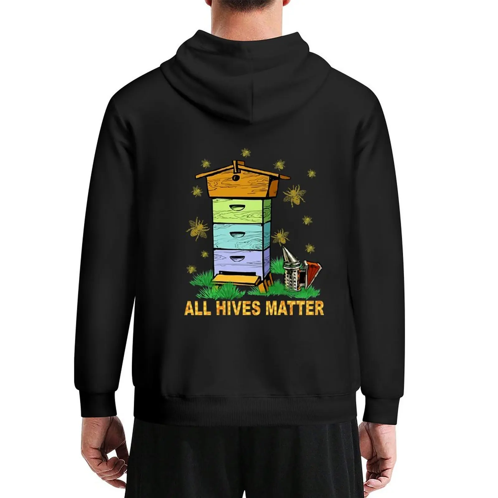 

Bee All Hives Matter Beekeeper Lover Hoodie men clothing men's sweat-shirt korean autumn clothes new in hoodies and blouses