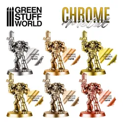 Green Stuff World Chrome Paint Pen, Spray Hammer, Rick, Nette Special Effects