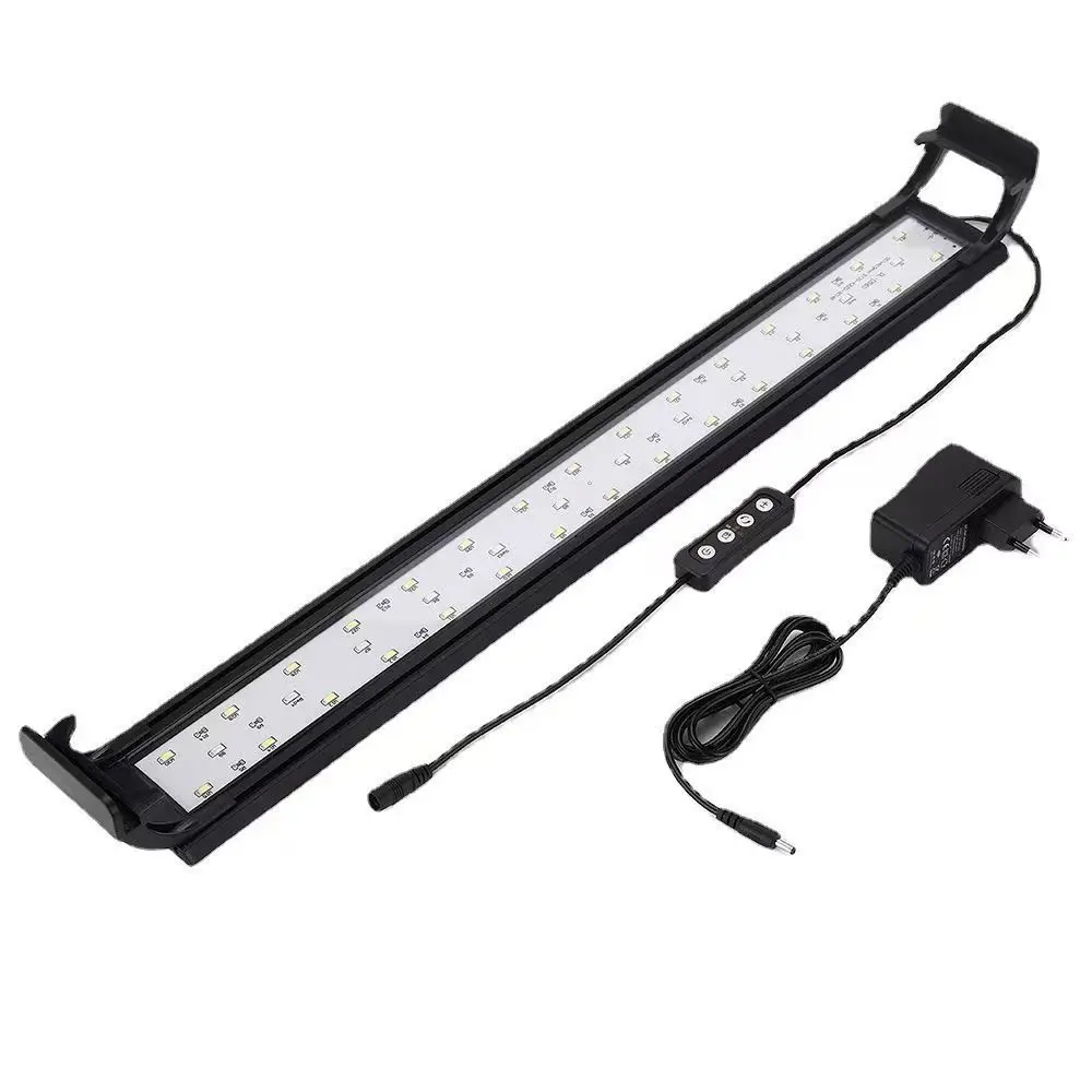 

3 Mode Lighting Effects Switching with Timing Fish Tank Light Adjustable Brightness Aquarium 3/6/12H Water Plants Brightening