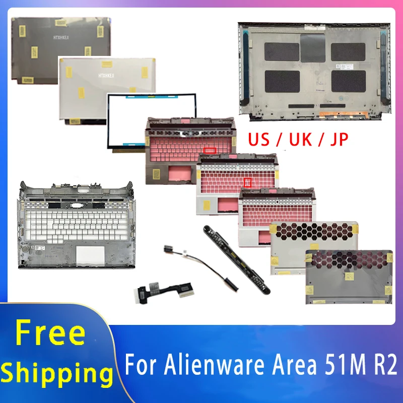 

New For Dell Alienware Area 51M R2;Laptop Accessories Lcd Back Cover or Front Bezel or Palmrest or Bottom 0CXK19