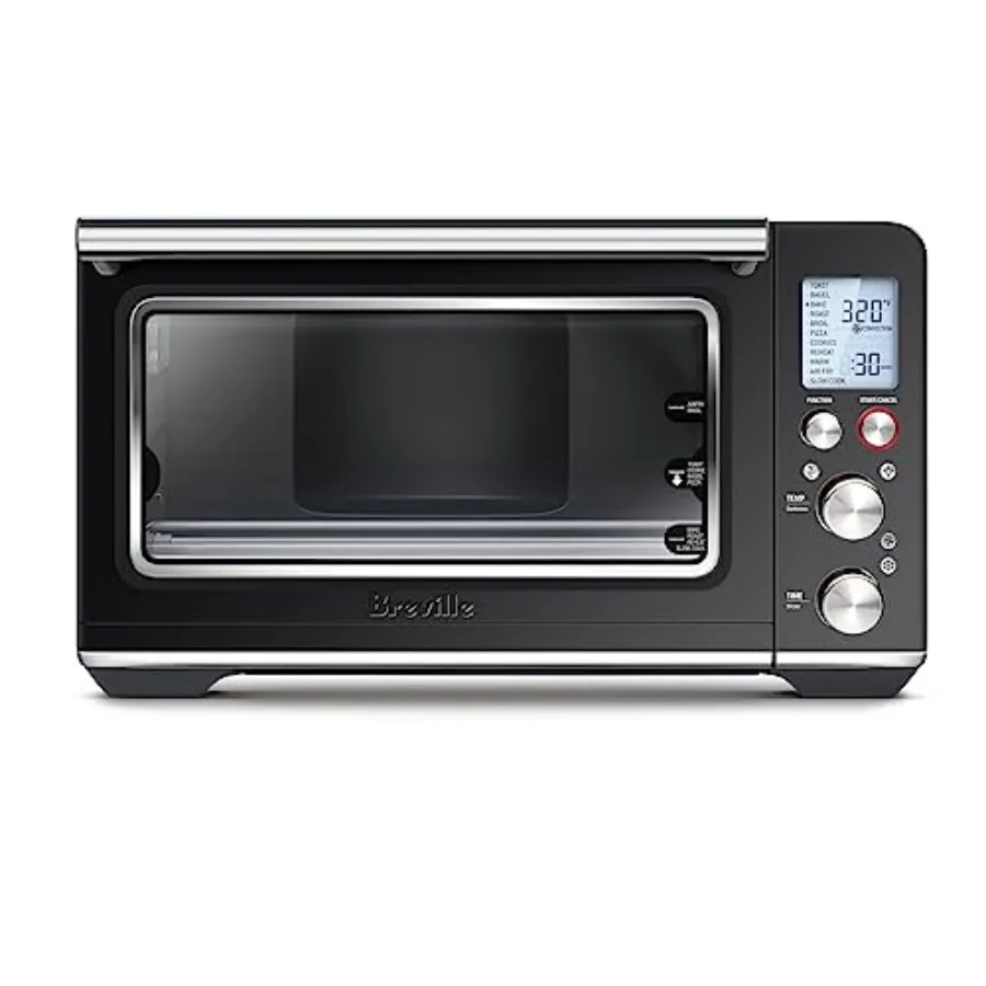 

Smart Oven Air Fryer and Convection Oven with Black Truffle Finish for Home Kitchen Use Durable Stainless Steel Interior Effici