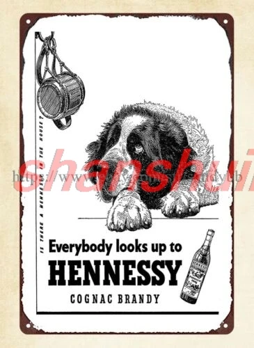 shui 1956 Hennessy ad metal tin sign wall art home kitchen lodge cafe 1pc