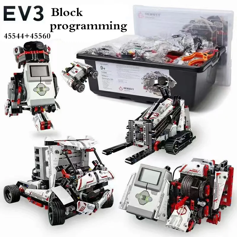 Building Blocks Toy Serie Motor EV3 Set Edition 45544 Robotic Electronic Kit Educational 45560 Teaching Aid Programming for Kids