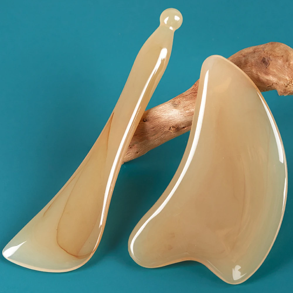 

Imitation Cow Horn Gua Sha Massage Board Facial Gua Sha Tools Neck Massager for Face Lifting Wrinkle Remove Beauty Health