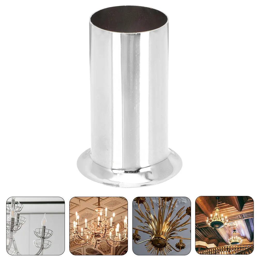 

4pcs Chandelier Lamp Base Sleeve Accessories Replacement Socket Covers Durable Metal Ceilin...