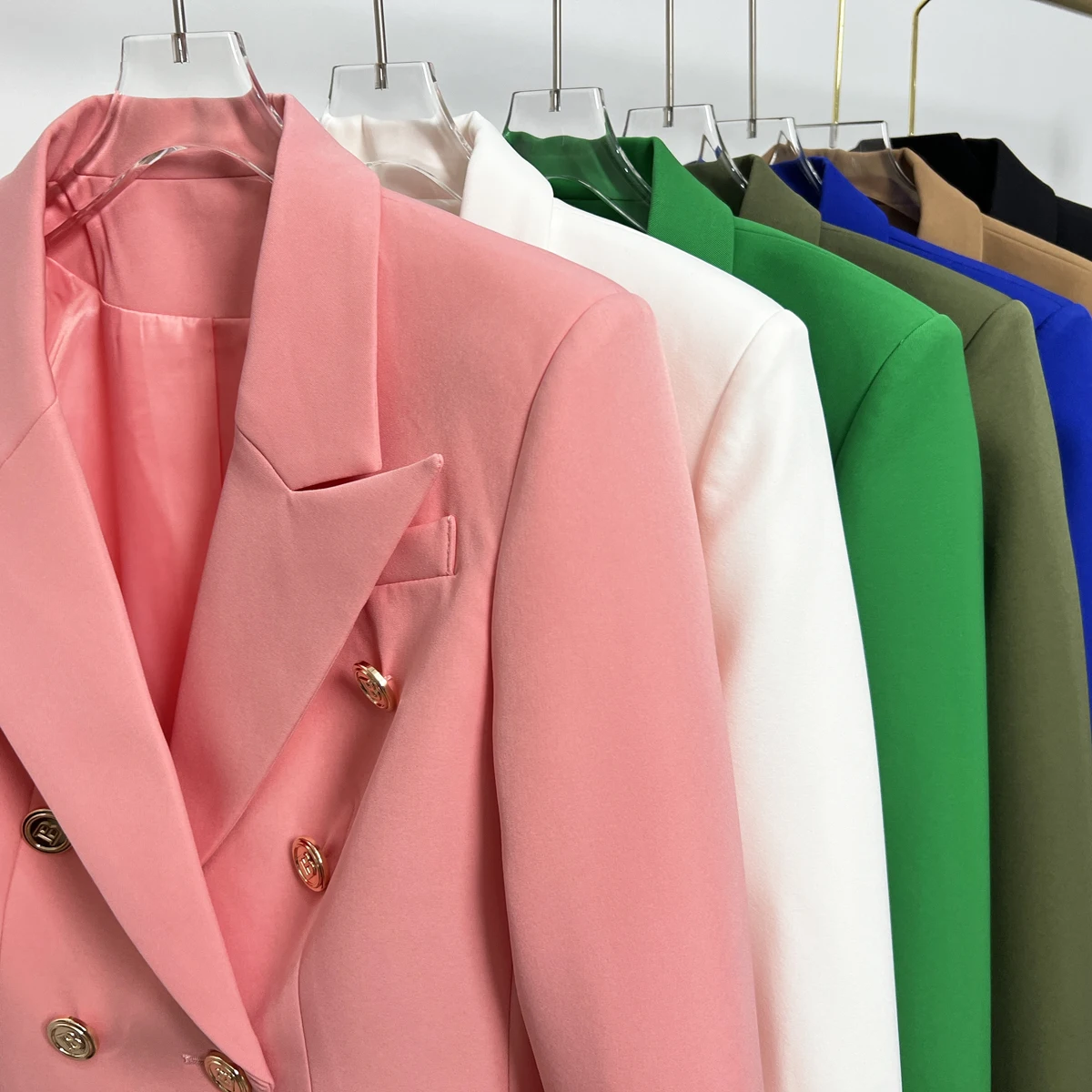 S-3XL Multicolor Spring Autumn High Quality New Product Women\'s Blazer Slim Fit And Thin Popular Net Red Commuter Suit