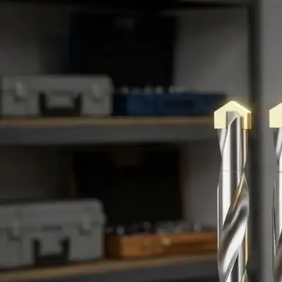 Steel Straight Shank Carbide Drill Bits 5-Piece Set for Multi-Material Use Including Stainless Steel Aluminum Iron Wood Plastic