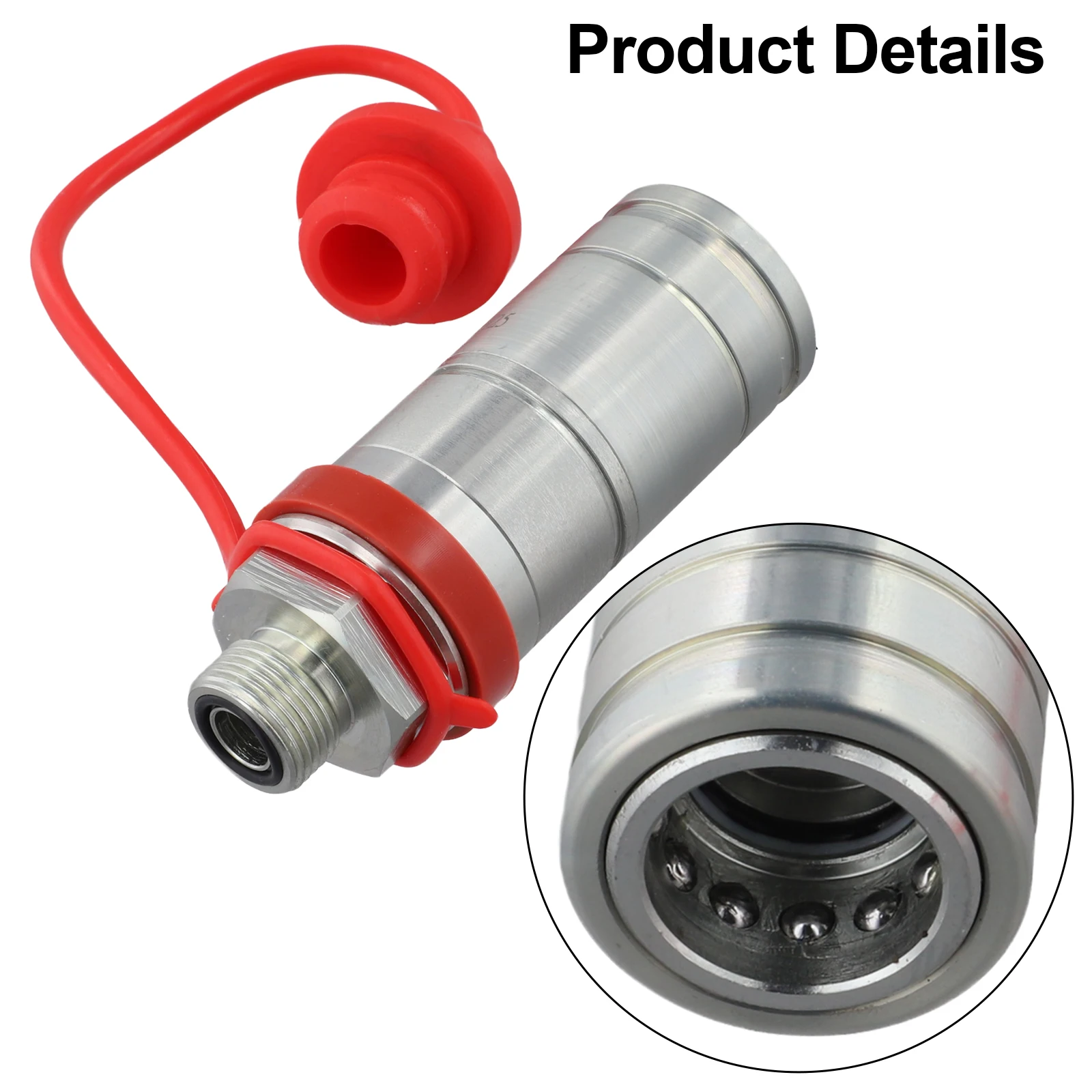 

Hydraulic Quick Connector SJ11129 Hydraulic Quick Connect Coupler RE219420 SJ30426 For 5200 5300 5400+ Pneumatic Tool Parts