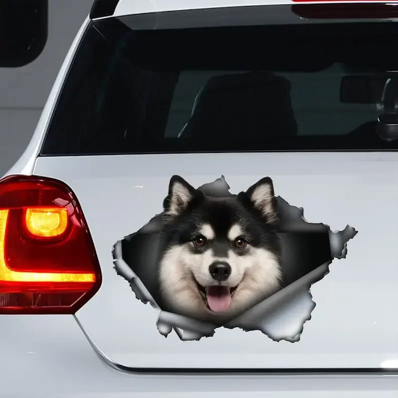 Finnish Lapphund magnet, Finnish Lapphund dog decal , Finnish Lapphund sticker, fridge magnet