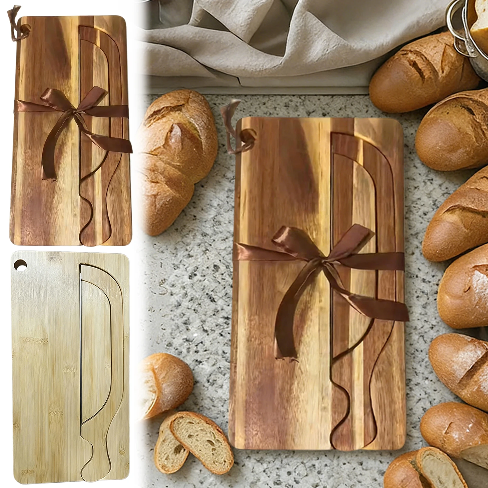 

Ножи с бантиками для хлеба, набор ножей-бубликов с зубцами, приключения для пикника на открытом воздухе