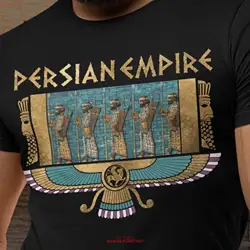 古代ペルシア帝国のTシャツ,王の不滅,長袖または半袖