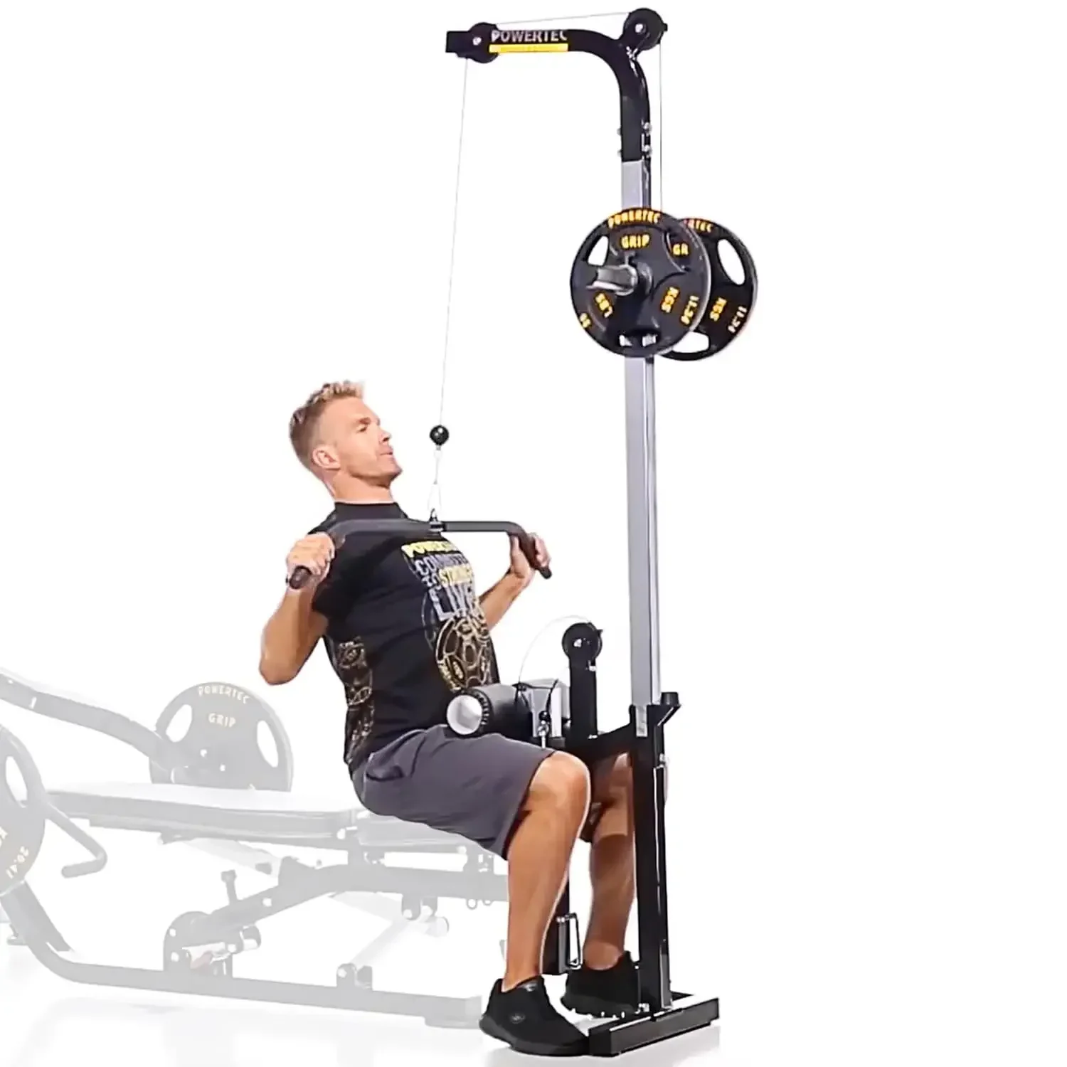 Fitness Workbench Tower Attachment, Black Home Gym Equipment, CustomN20