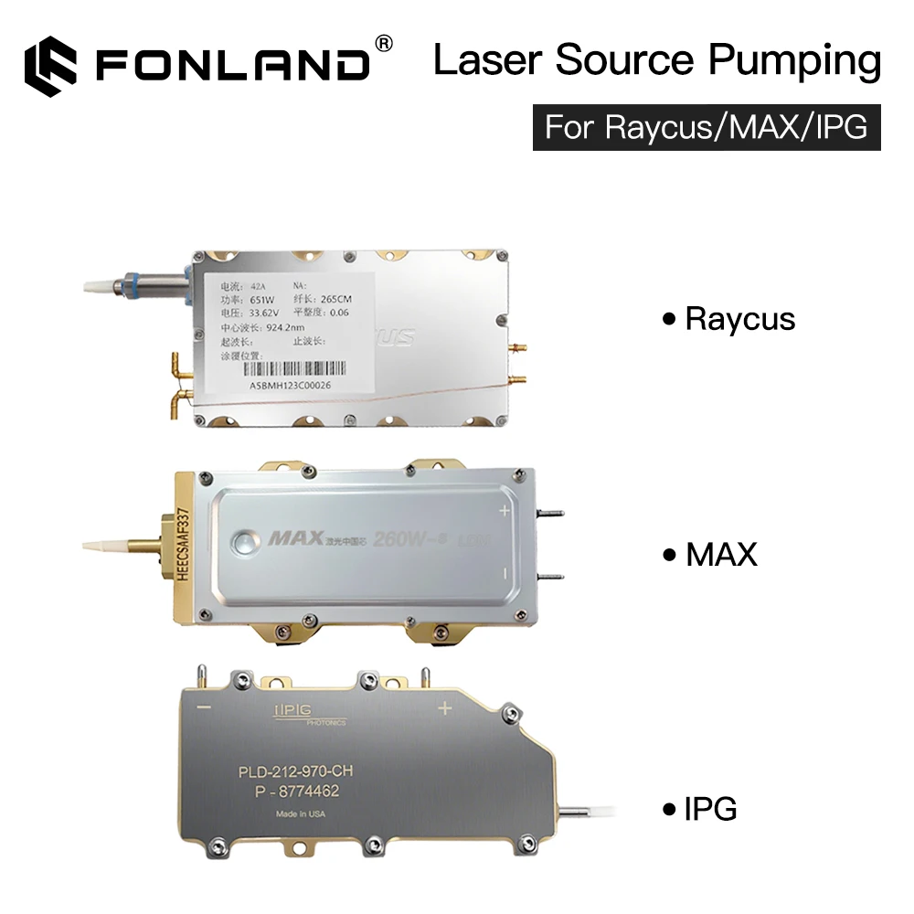 MAX Raycus IPG Original Laser Source Pump 120-1000W Pumping Source Pulsed Laser Diode for Laser Source Repair