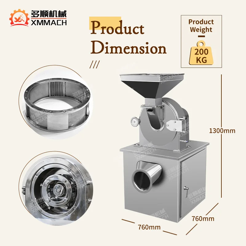 LFJ-30B Universal Water-Cooled Powder Pulverizer Machine Pepper & Seasoning Salt Grinder Grinding Equipment