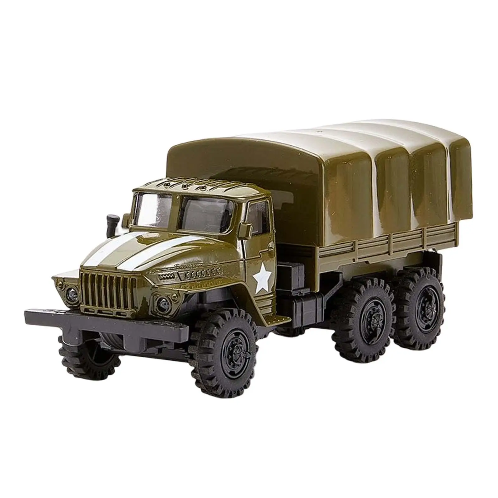 1:50 /1:64 Scale Diecast Truck Armored Model Car Transport Vehicle Glue Free Assembly Model Military Toy Car Children\'s Toy