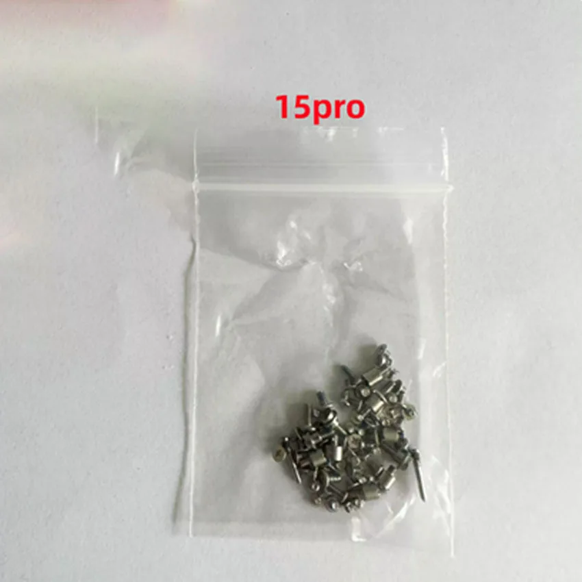 1 set Full All Screws For iPhone 15 15Pro Max Plus 15PM Phone Assembly Repair Parts With 2PCS Bottom Screw