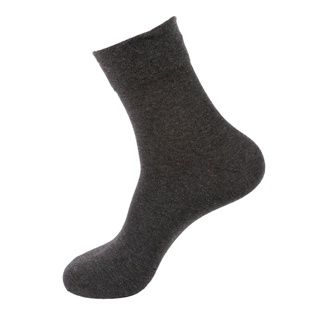 

Men's Medium High Boot Socks Soft Comfy Sweat-Absorbing Socks White/Gray/Dark Blue/Dark Gray 4 Colors