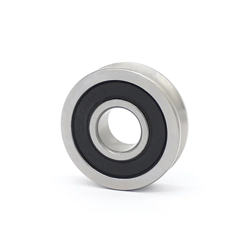Non-standard 6000RS concave U-shaped bearing outer ring concave deep groove ball bearing 10 * 26 * 8mm