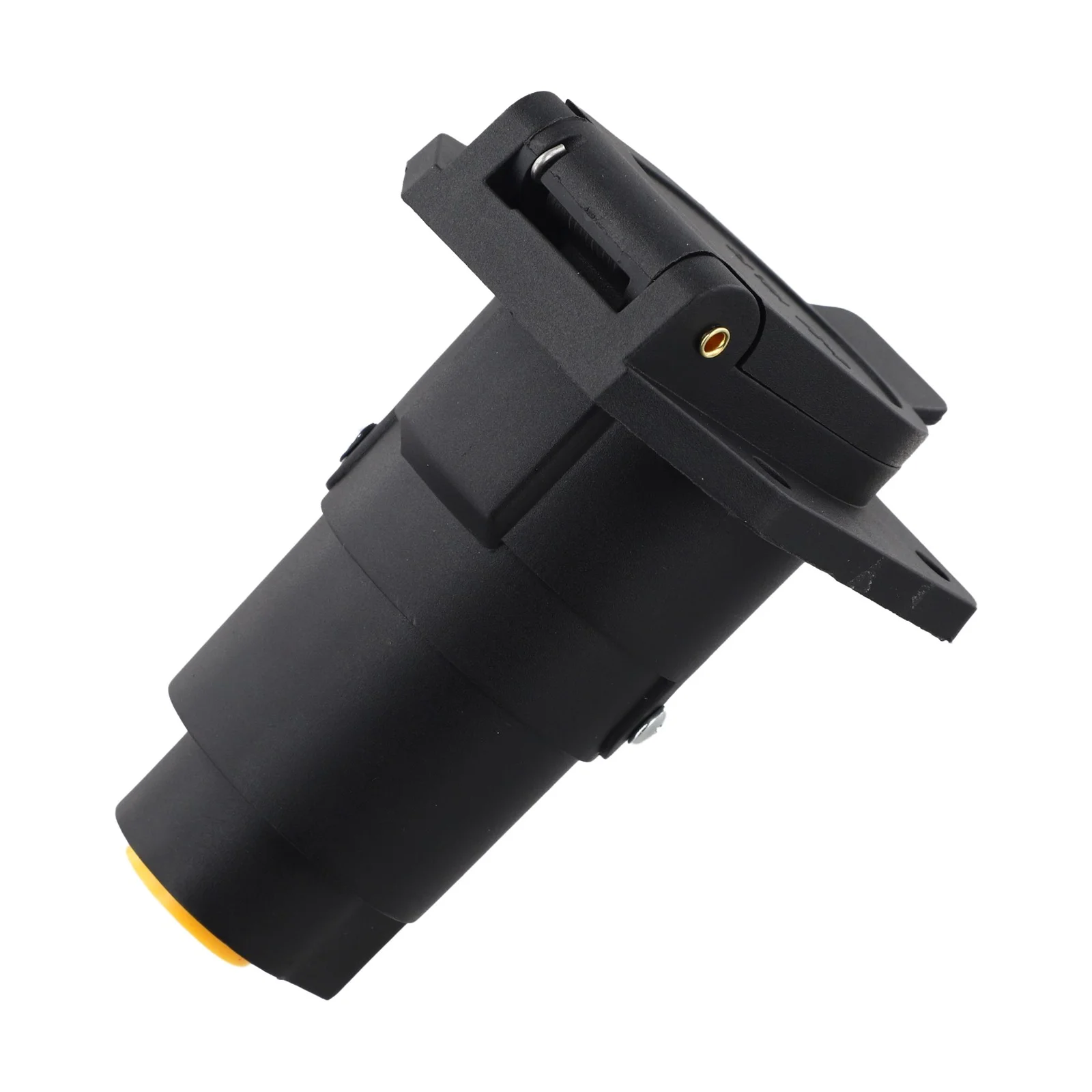 7 Way RV Blade Socket 7-Pin RV Connector Splice-in Connection Protection Spring-loaded Dust Cover Trailer Electric Brake Power