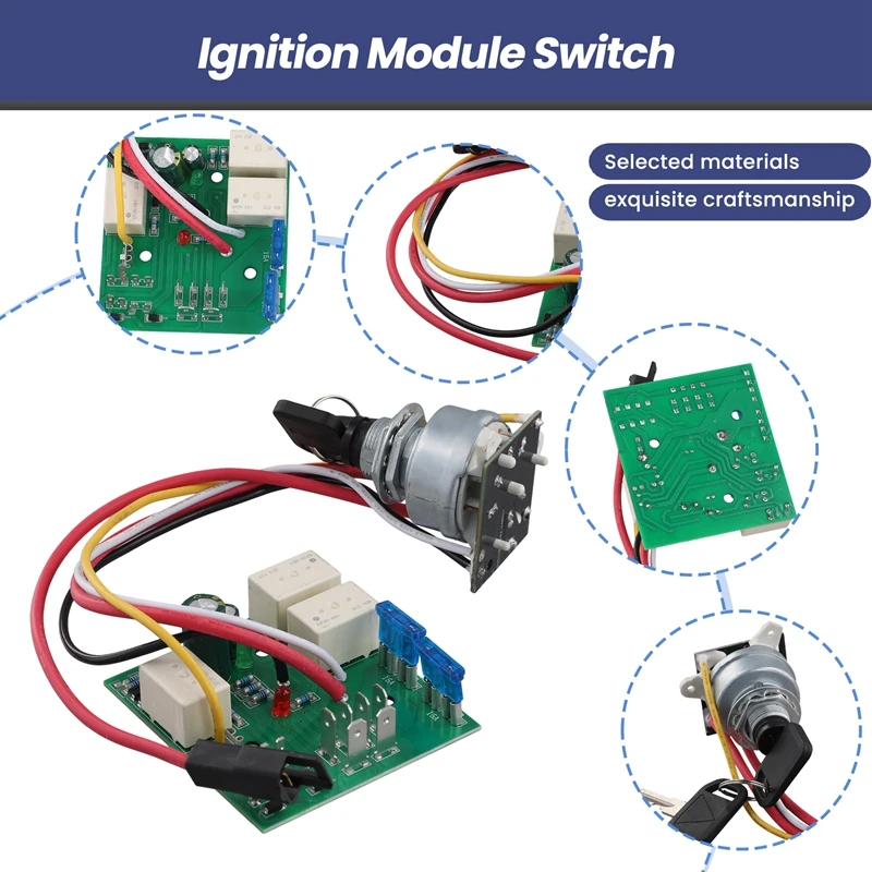 For John Deere 325 335 LX 255 266 277 GT225 Tractor Ignition Module Switch AM132500 AM124137