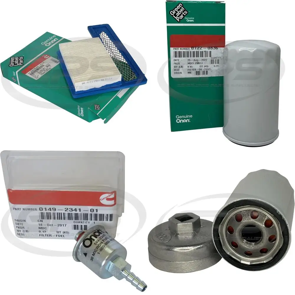 GPS Tune Up Kit for Onan RV Generators 5500 and 7000, HGJAB, HGJAC and Commercial HGJAE