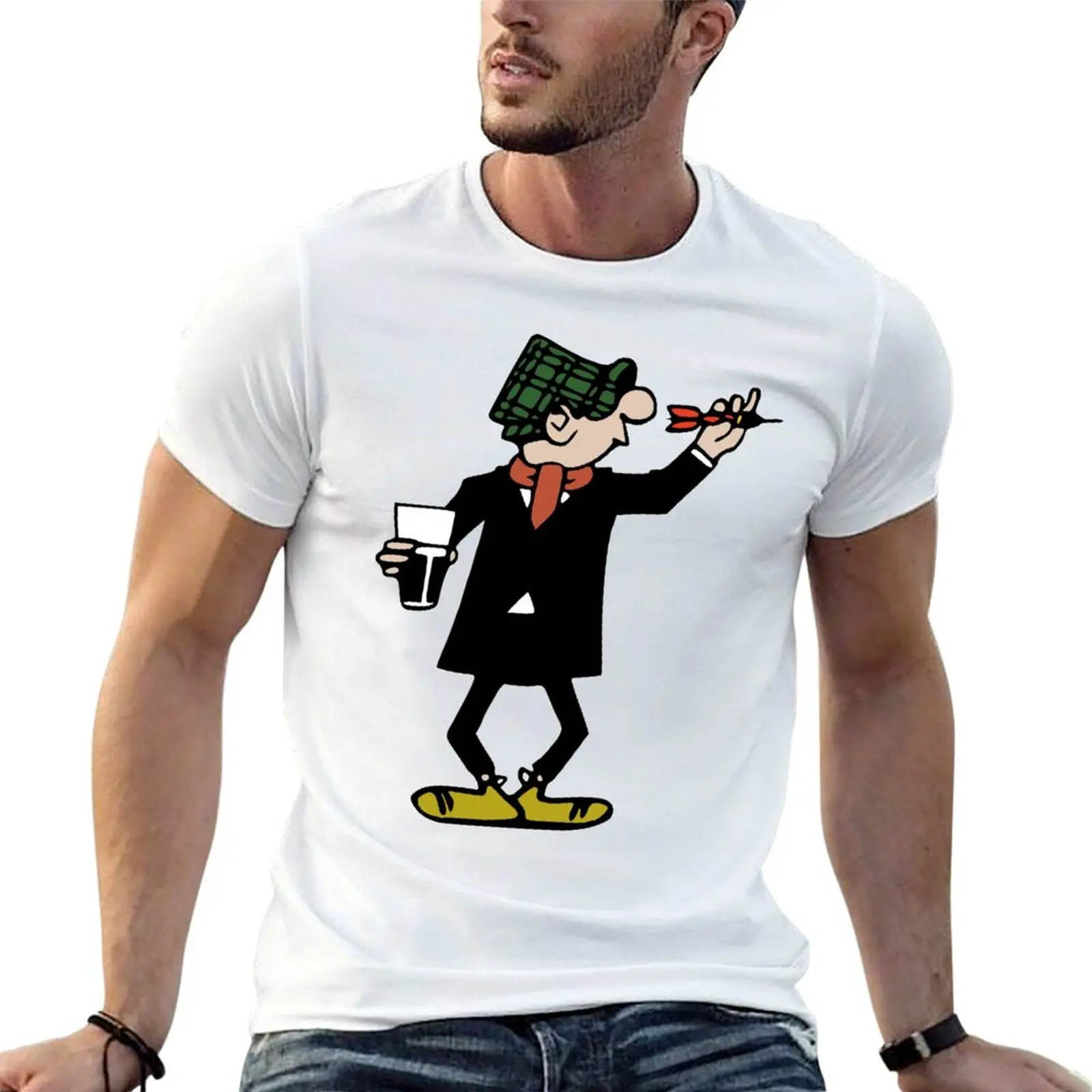 

Andy Capp Darts in Colour T-Shirt man tshirt t shirt man designer t shirts cotton 100% T-Shirt