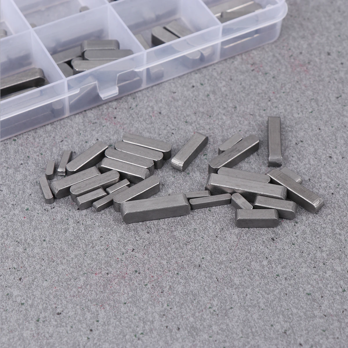 

140pcs Square Parallel Pin Durable Connective Pin For Electrical Appliances Parallel Key Mechanical Connection 3Mm 4Mm 5Mm 6Mm