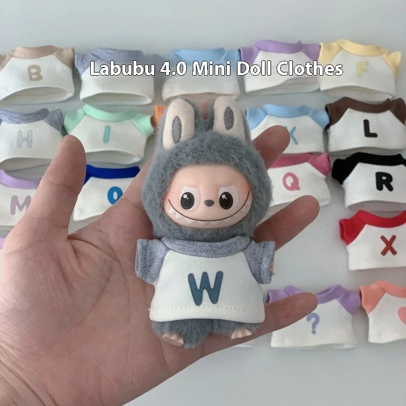 

Подходит для мини-куклы Labubu 4,0, 10 см, одежда для кукол, мини-письмо, одежда для кукол Labubu, аксессуары для кукол, праздничные подарки, подарки для кукол