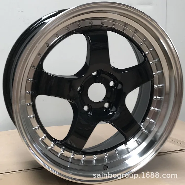

Suitable for F665039 18-inch 19-inch 5x114.3 black car edge, Shengbo, modified car aluminum alloy wheel