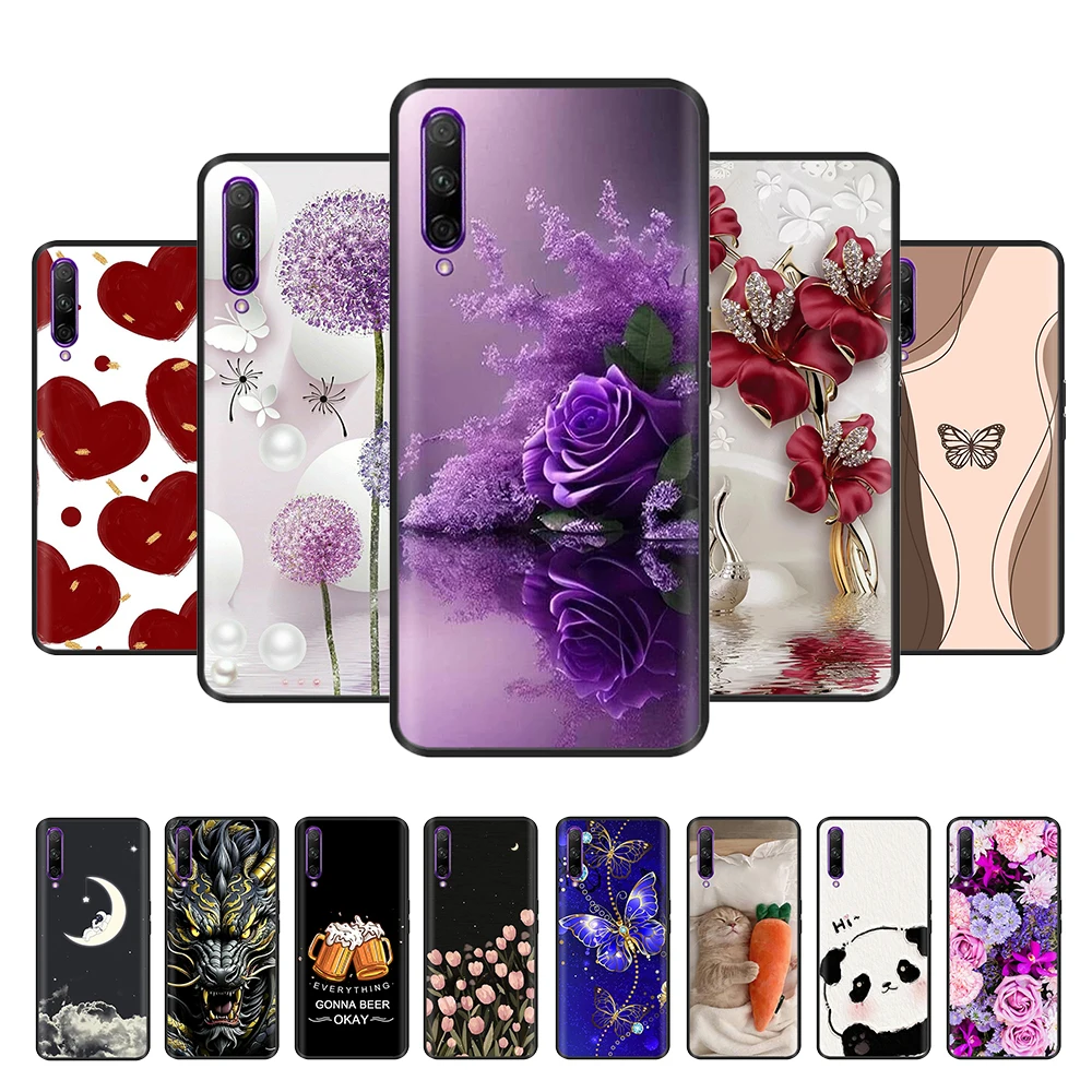 For Huawei P Smart Pro Case Soft Silicon TPU Shockproof Phone Case For Huawei P Smart Pro Cover PSmart Pro Protective Back Cover