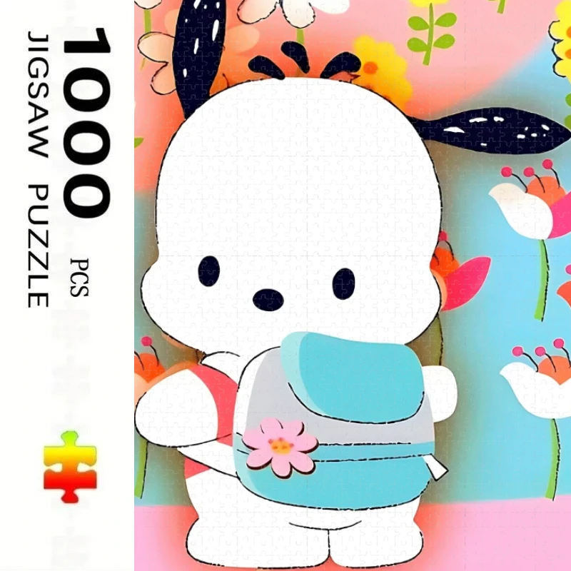 Adult Jigsaw Puzzle 1000 Pieces Puzzle Sanrio Pochacco'S Paper Puzzle Decorative Painting Exercise Brain Thinking