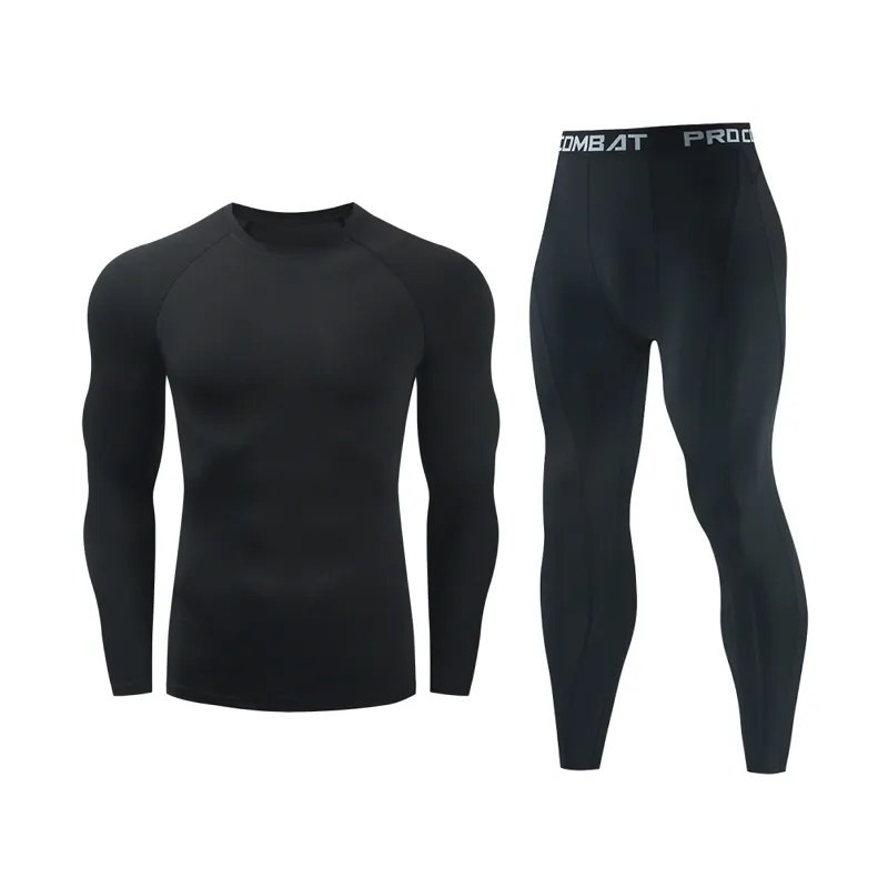 Long Underwear Mens Compression Sports Underwear Base Layer Winter Cycling Running Hunting Warm Sunscreen Second Skin Tights New view 5