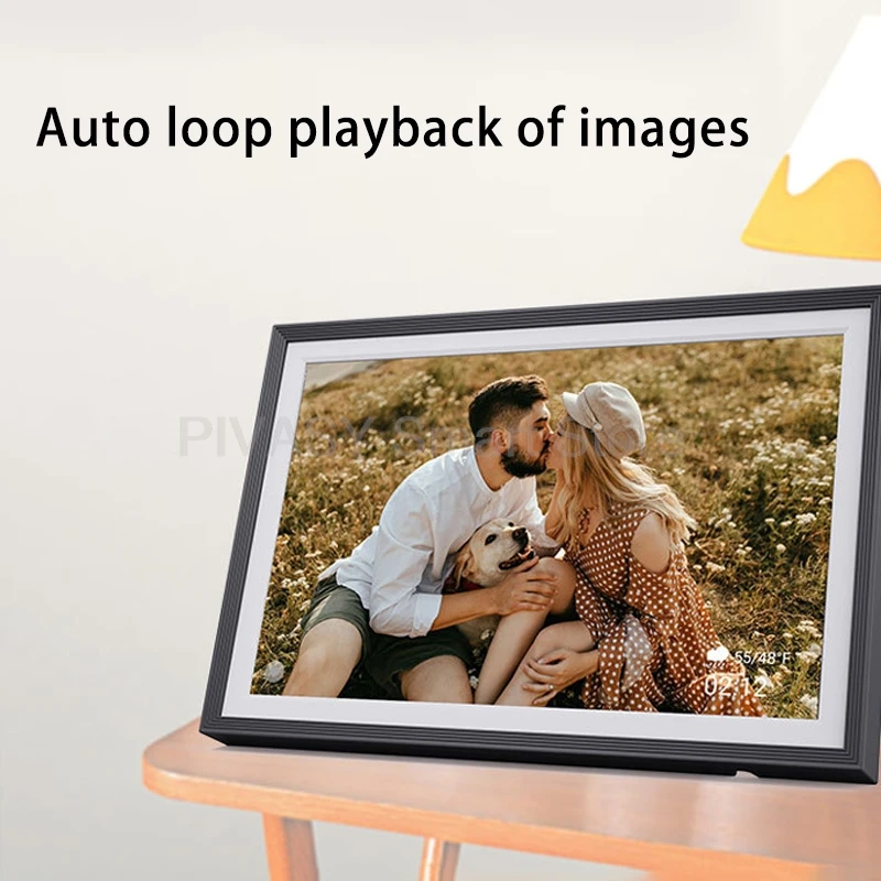 10 インチ IPS スクリーンデジタルフォトフレーム縦横置き画像ビデオプレーヤー電子フレーム多言語 1280x800