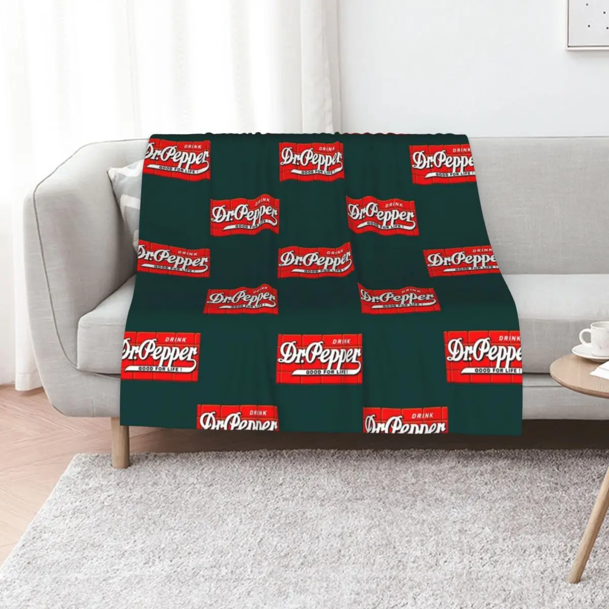 

Dr Pepper - Good for Life! Classic Throw Blanket Nap Fashion Sofas Cute Decorative Throw Blankets
