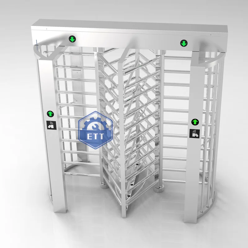 

Full Height Turnstile Bi-direction Gate Double Door High Safety Automatic speed gate