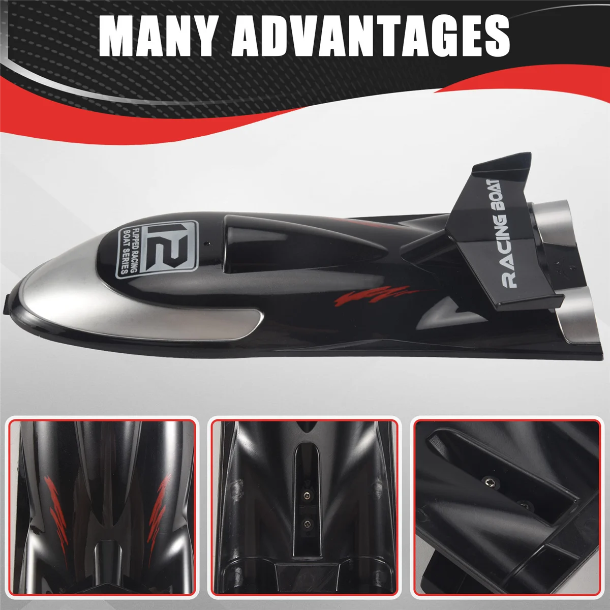 BAAA-FT012-2 Barco Capa para Feilun FT012 2.4G Brushless RC Barco Peças de reposição Acessórios