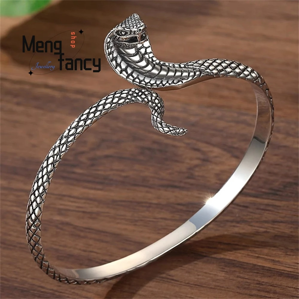 

Spirit Snake Bracelet Is A Trendy, Retro, Light Luxury And High-End Men's Zodiac Year Snake Bracelet Fashion Jewelry Exquisite