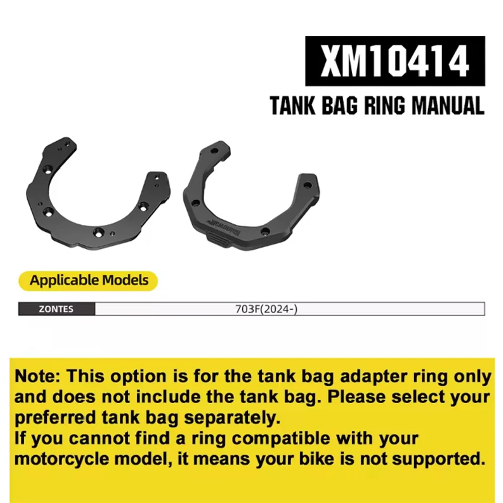Rhinowalk Motorfiets Magneet Tanktas 6.5L Waterdicht Snel Ontkoppelbaar Anti-diefstal Tas Met Regenhoes Voor BMW SUZUKI KTM CFMOTO