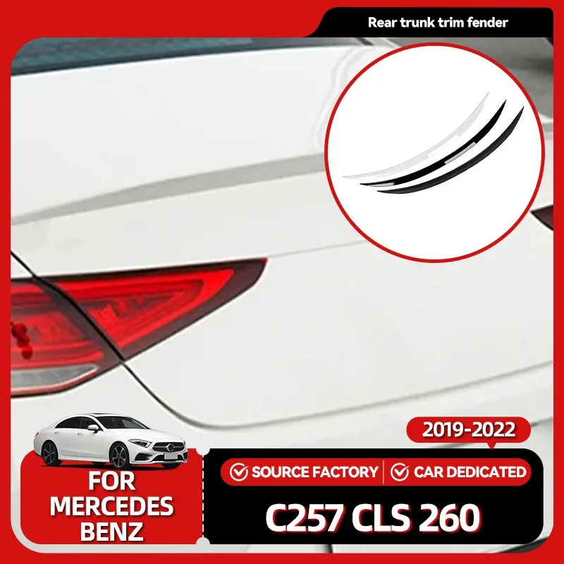 

Interior Mouldings Car Rear Trunk Lip Spoiler Trim Wing Accessories For Mercedes Benz C257 CLS 260 300 350 450 CLS53 2019 2020