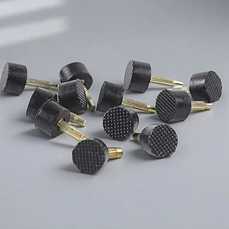 

30 Pairs Shoe Tips Replacement Caps High Heel Tips Spike Replacement Wear Resistant Anti Slip Tpu Black Heel Taps Mute