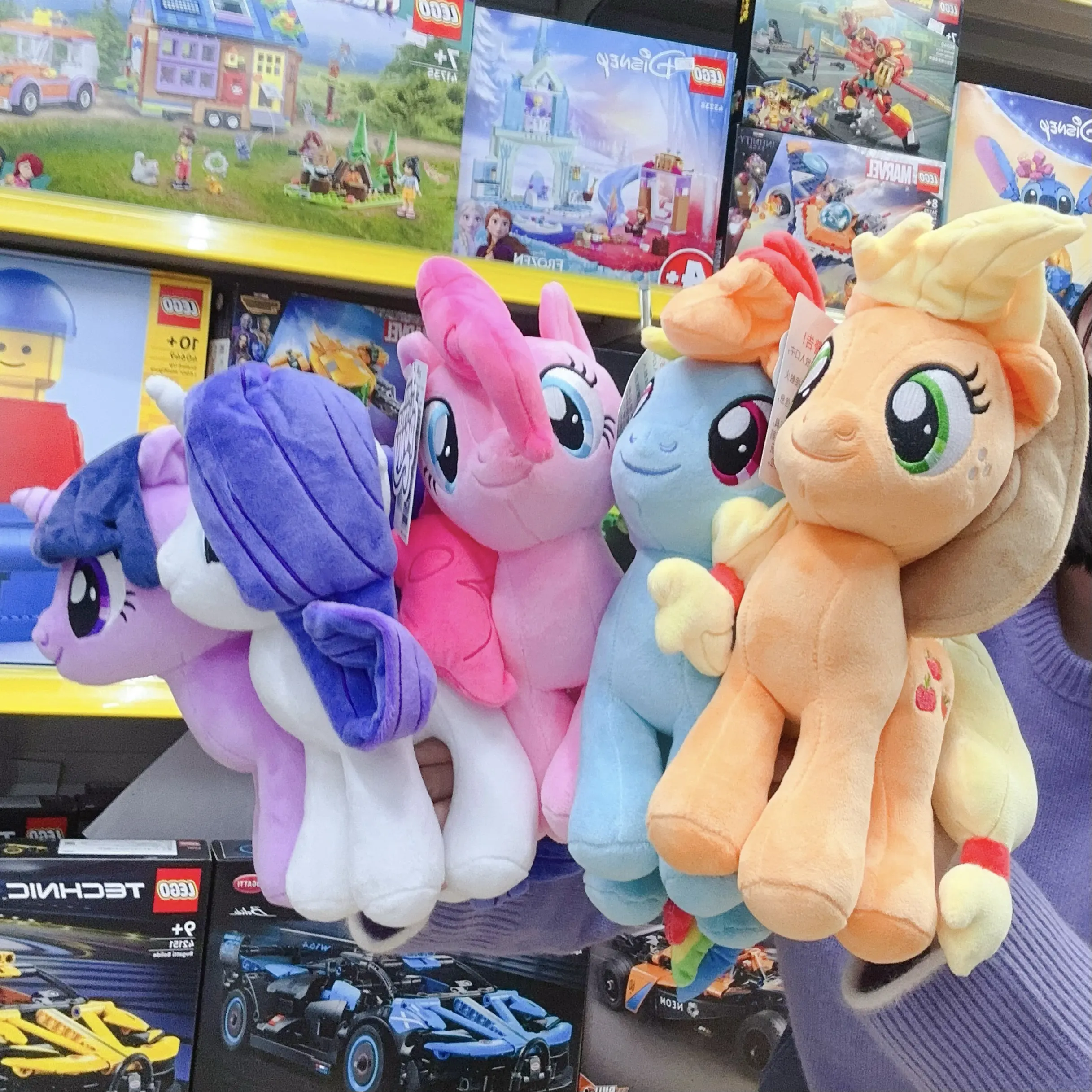 

My Little Pony Plushies Plush Toys Twilight Sparkle Pinkie Pie Rarity Fluttershy Applejack Rainbow Dash Stuffed Doll Kid Gift