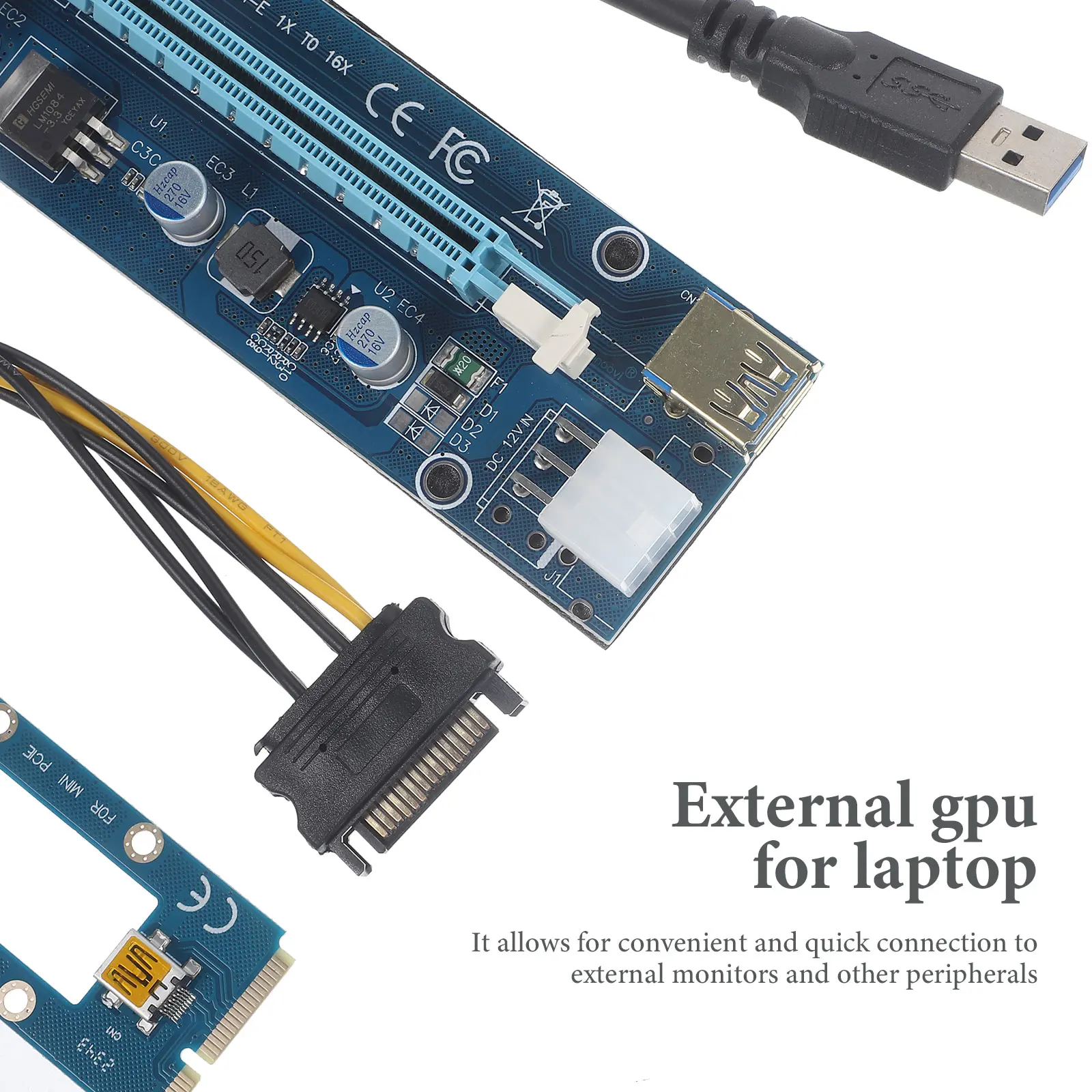 

Mini for Laptop Graphics Card Dock Station Enhances Performance Smooth Gaming Independent PCIe Computer Part Expandable