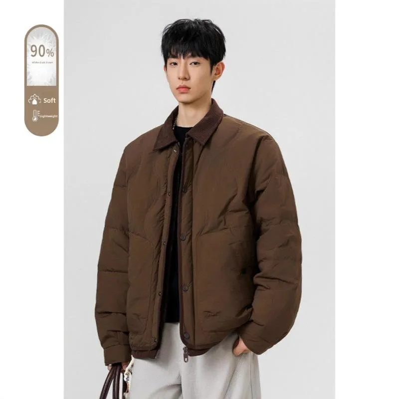 

White Du Feather Jaet 90% Зимнее мужское ор-пальто Тепло Удобная посадка Различные Sles Доступны от продавца Relle