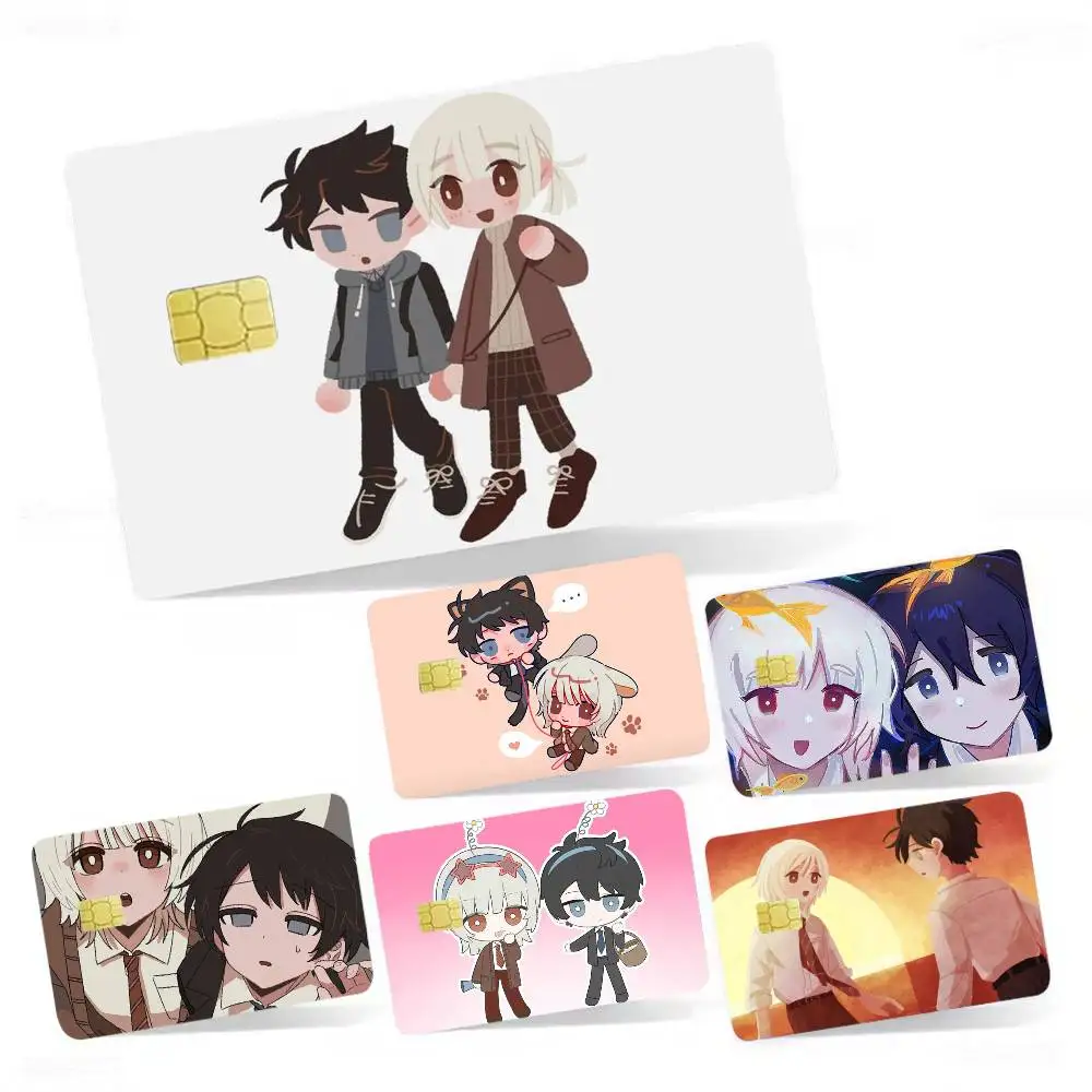 

Anime S-Saihate Station 4pcs 1Set Card Stickers Small Waterproof Chip 4PCS Card Sticker Anti-Scratch