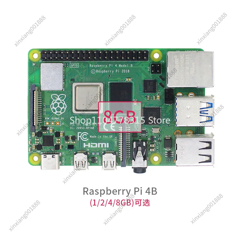 For Raspberry Pi 4 Model B 4GB 8GB Development Board Zero2W PICO W Mini Linux Motherboard Micro Computer Module
