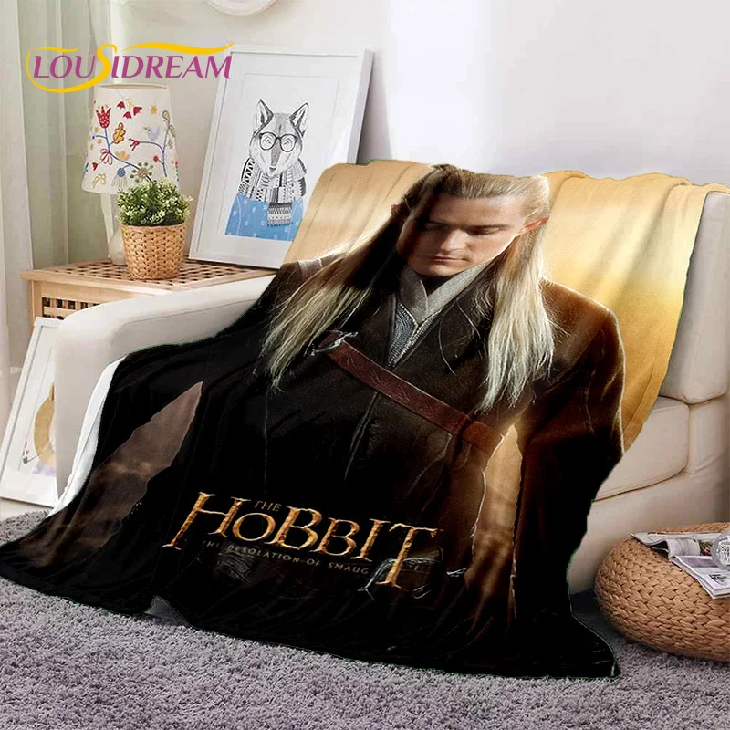 

L-Lord of The Rings H-Hobbit Movie Soft Blankets,Keep Warm Throw Blanket Comfortable Blanket for Picnic Beds Sofa Home Bedroom