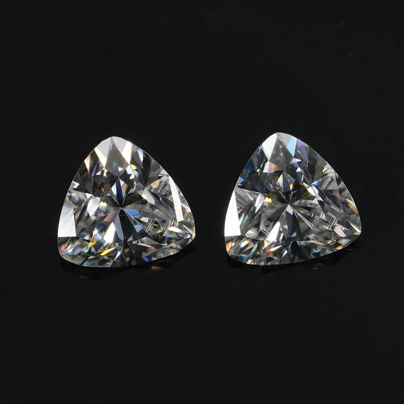 

1PC/Lot GH White Trillion Cut Moissanite 0.5CT~5CT 8mm 6,5mm Moissanite Stone