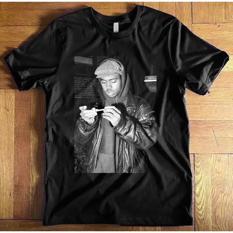 

Nas Футболка Harajuku Летняя футболка в корейском стиле Oversize