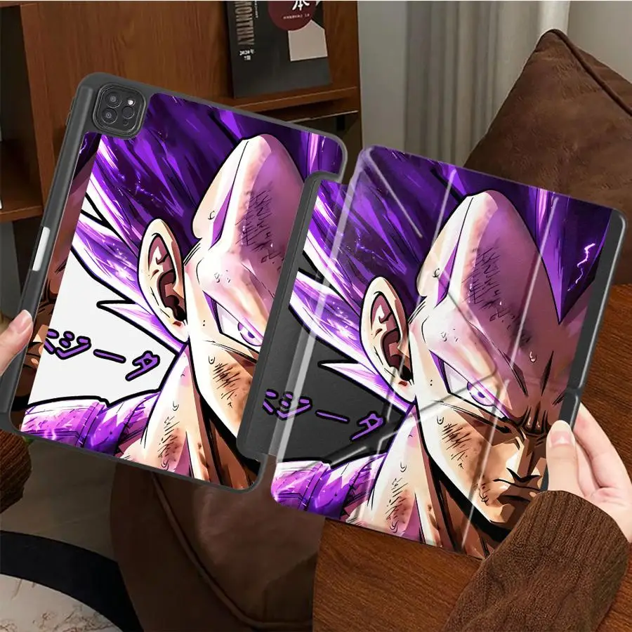 Cool Dragon Balls Gokus With Pencil Holder Case for Apple iPad Pro M4 13 2025 2026 9th Air 8 M2 M3 3 11th 12th Mini 7 6 5 10th