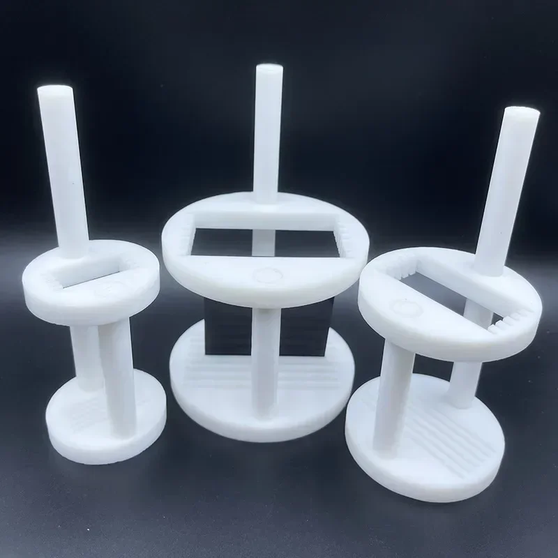 PTFE adjustable height ITO/FTO development etching conductive glass cleaning rack acid and alkali resistant flower basket